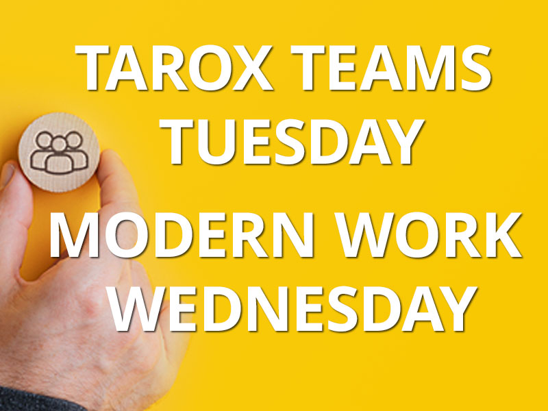 Wissen was geht: Microsoft 365 Workshops von TAROX