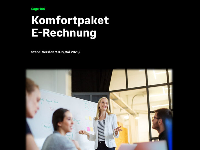 Komfortpaket E-Rechnung (Erweiterter Funktionsumfang) zur Sage 100