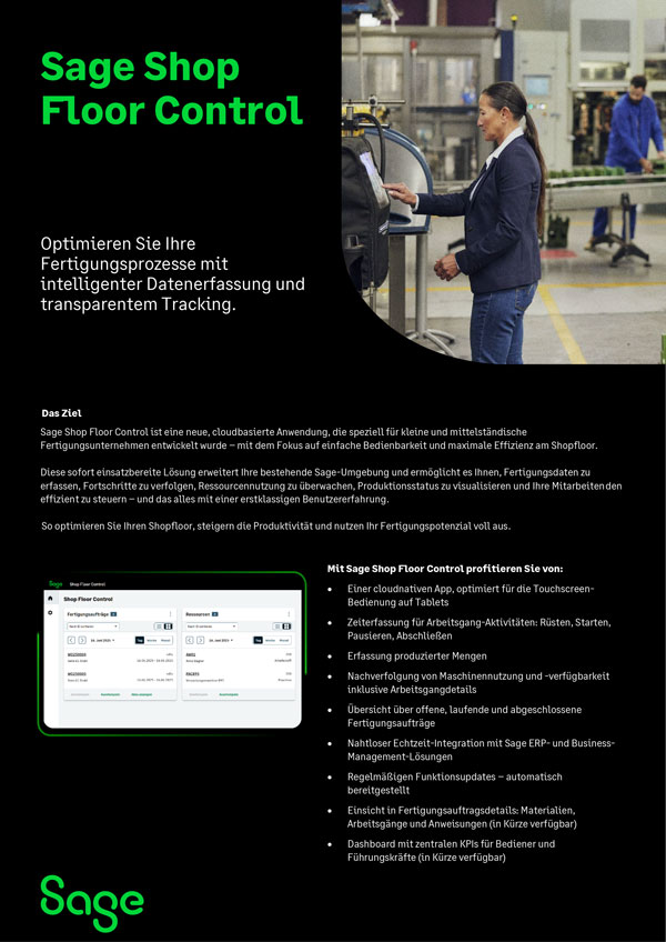 Titel Sage Shop Floor Control Spec Sheet Sdmo De