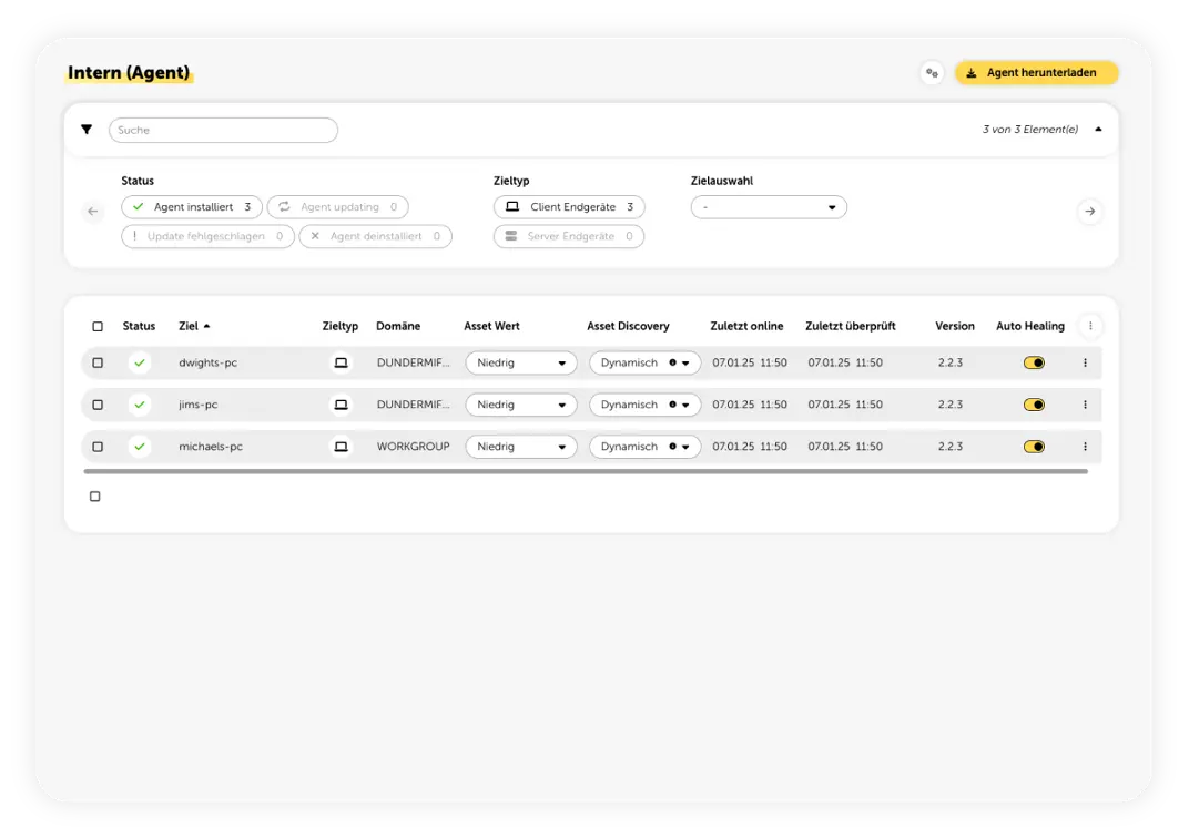 Lywand Schwachstellenanalyse Interner Check