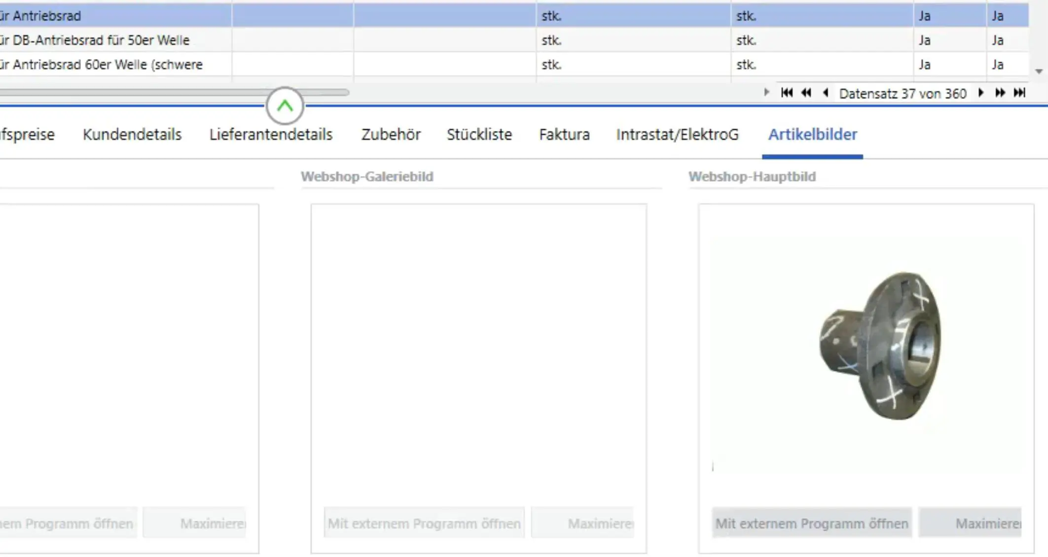 Sage 100 Erweiterung Buh Artikelbilder Sage 100 Erweiterung Buh Artikelbilder